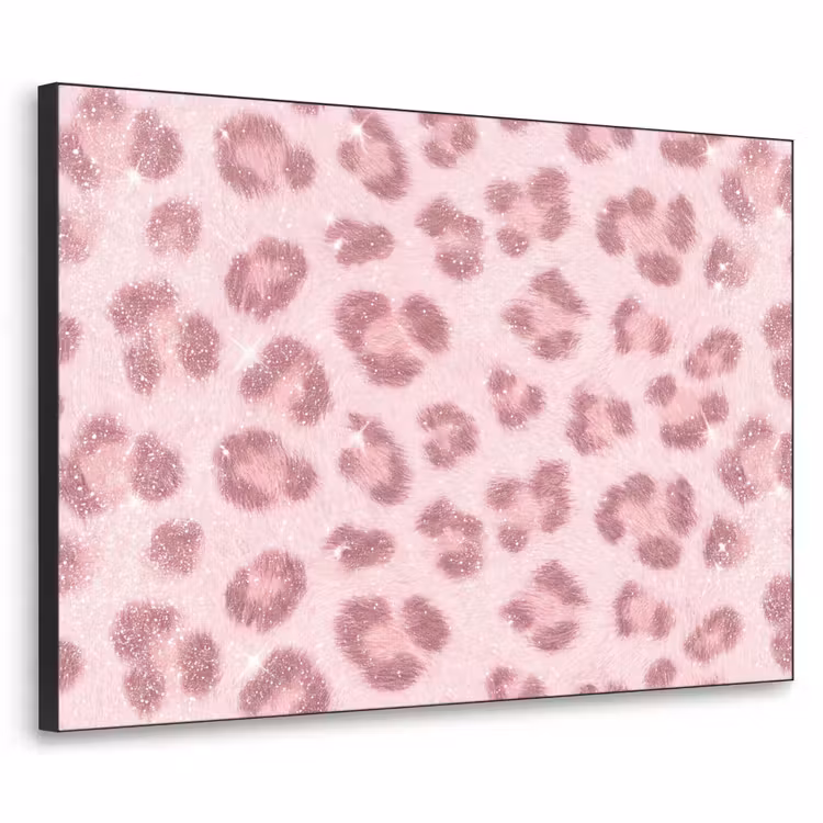Art frame - Roze dierenprint - Glitter — 1