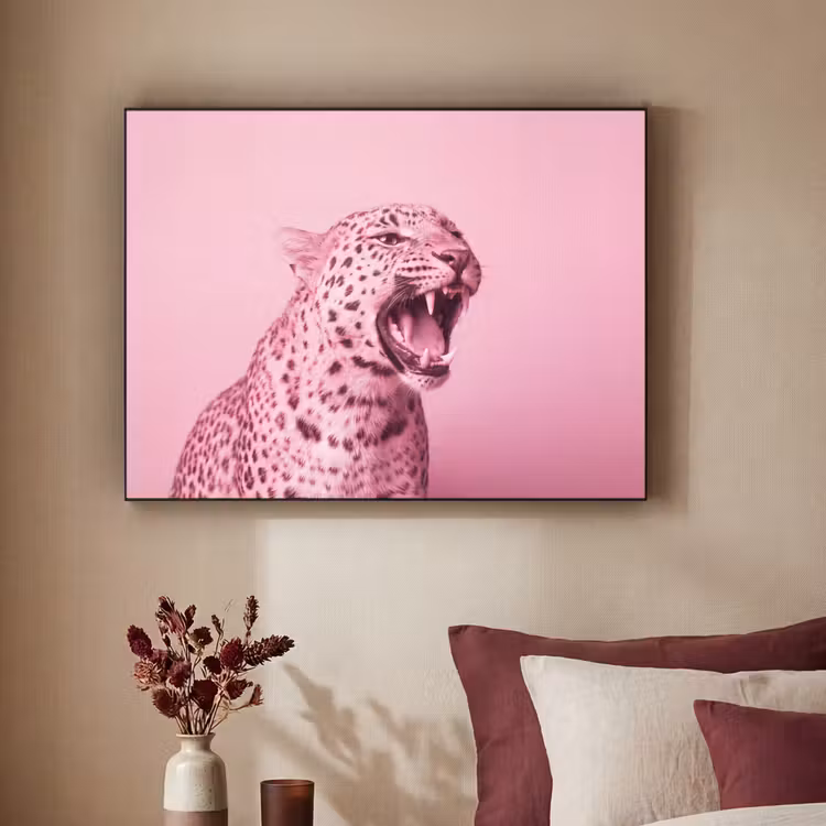 Art frame - Roze kat - Modern — 3
