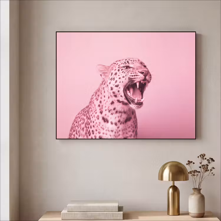 Art frame - Roze kat - Modern — 5