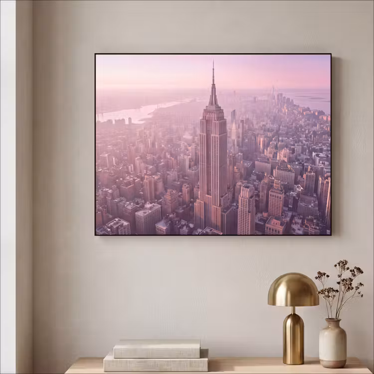 Art frame - Stad - Gebouw - Roze — 5
