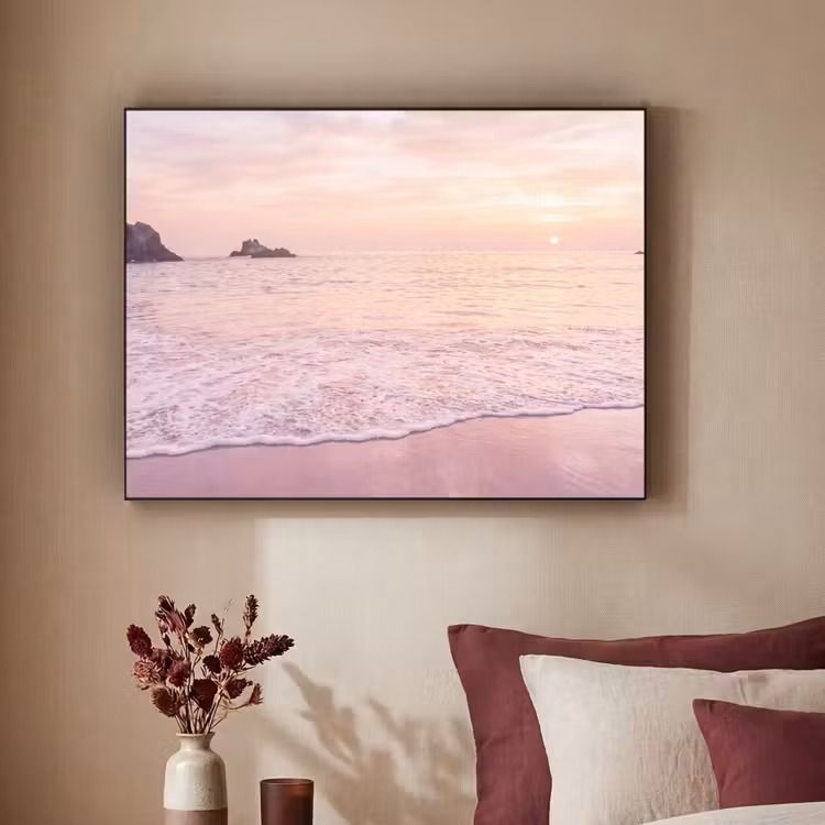 Art frame - Strand - Zonsondergang - Roze — 3