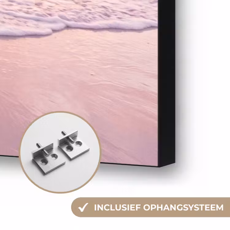 Art frame - Strand - Zonsondergang - Roze — 6