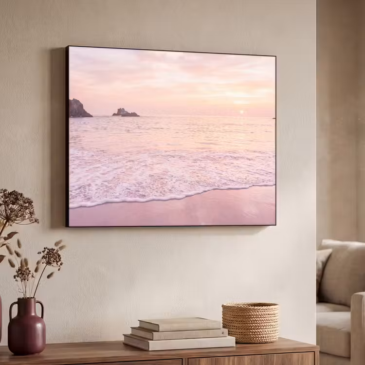 Art frame - Strand - Zonsondergang - Roze — 7