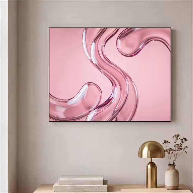 Art frame - Vorm - Abstract - Roze — 5