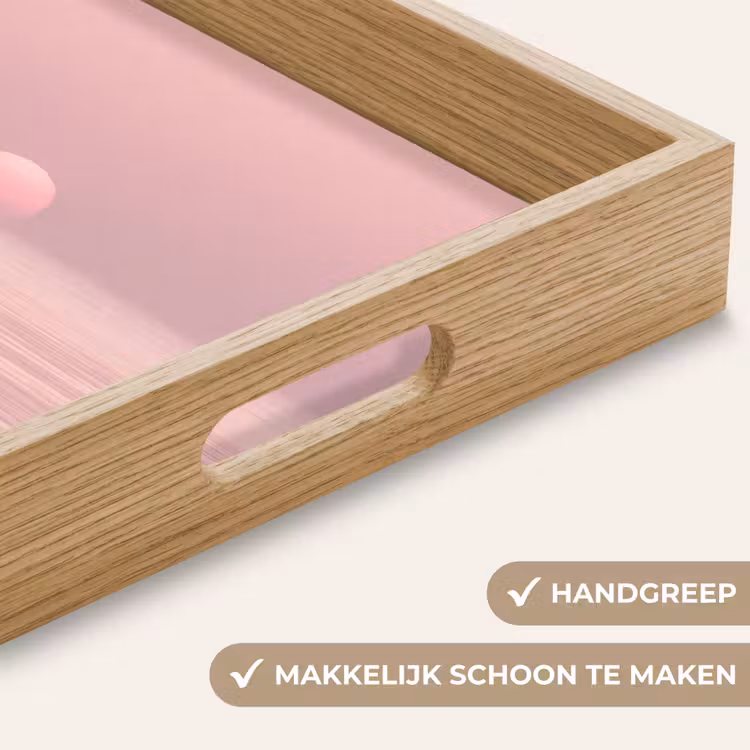 Dienblad - Roze zonsondergang - Strand — 5