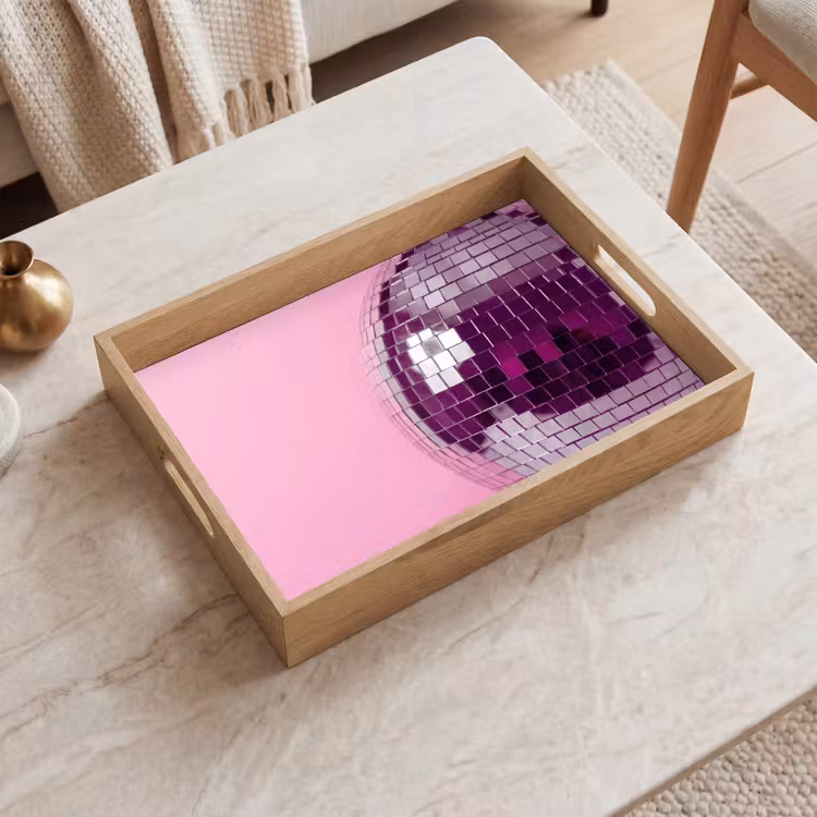 Dienblad - Spiegelbal - Zilver - Modern — 2