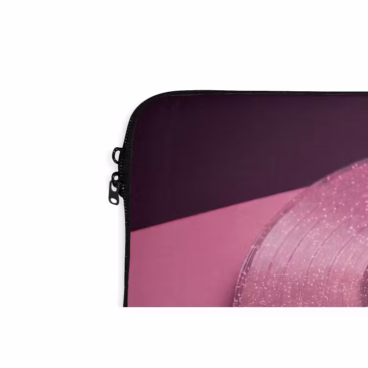 Laptophoes Platenspeler - Roze - Muziek — 5