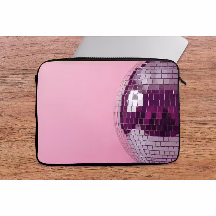 Laptophoes Spiegelbal - Zilver - Modern — 2