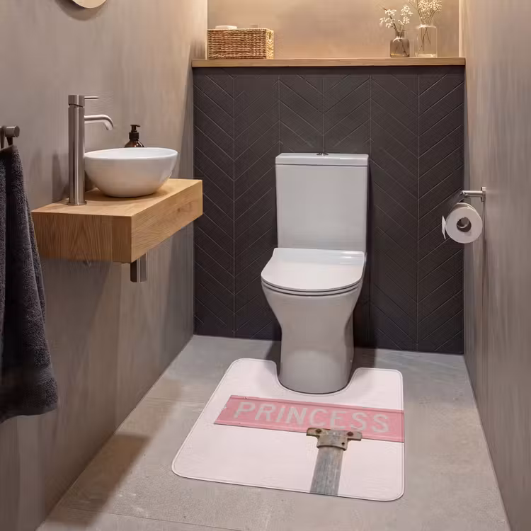 WC Mat - Roze straatnaambord - Stad — 2