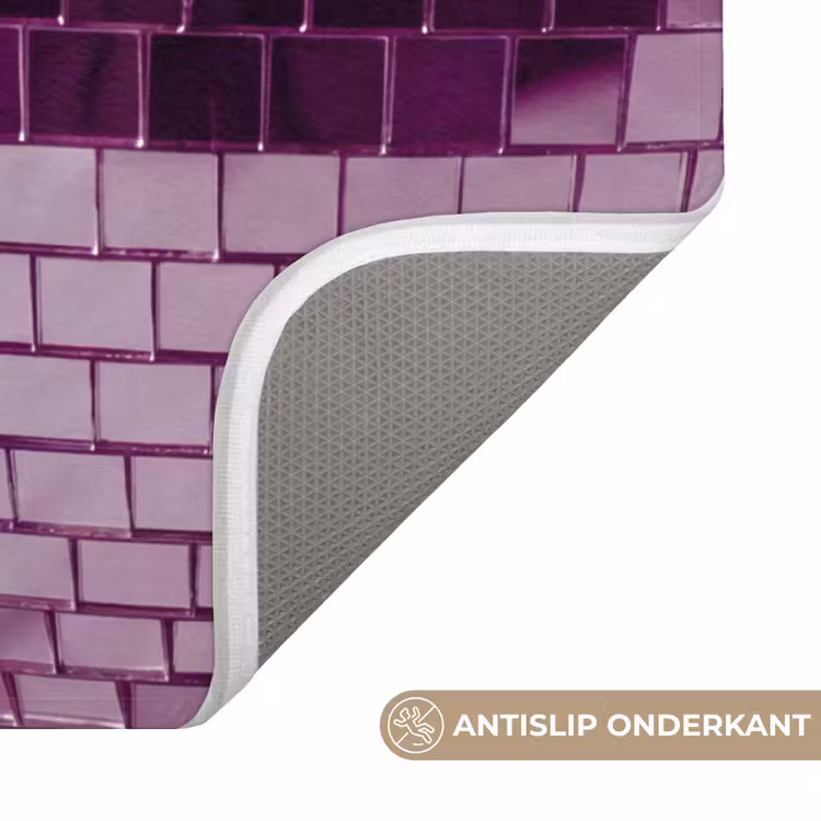 WC Mat - Spiegelbal - Zilver - Modern — 4