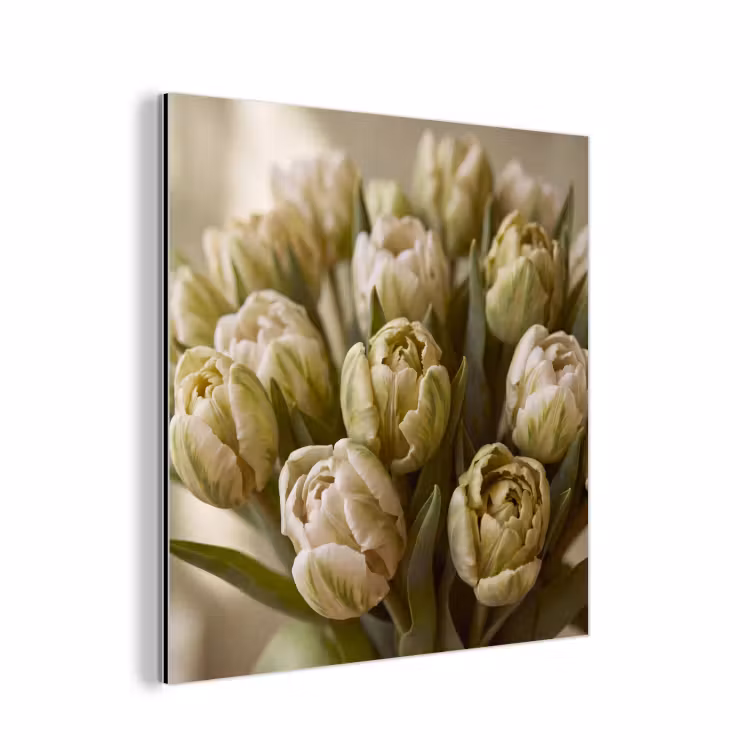 Aluminium schilderij - Bloemen - Groen - Natuur — 1