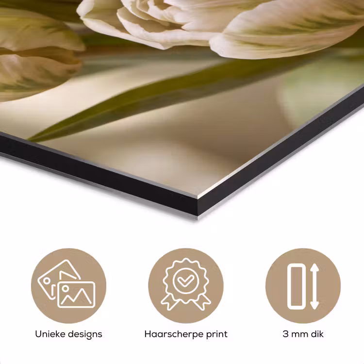 Aluminium schilderij - Bloemen - Groen - Natuur — 7
