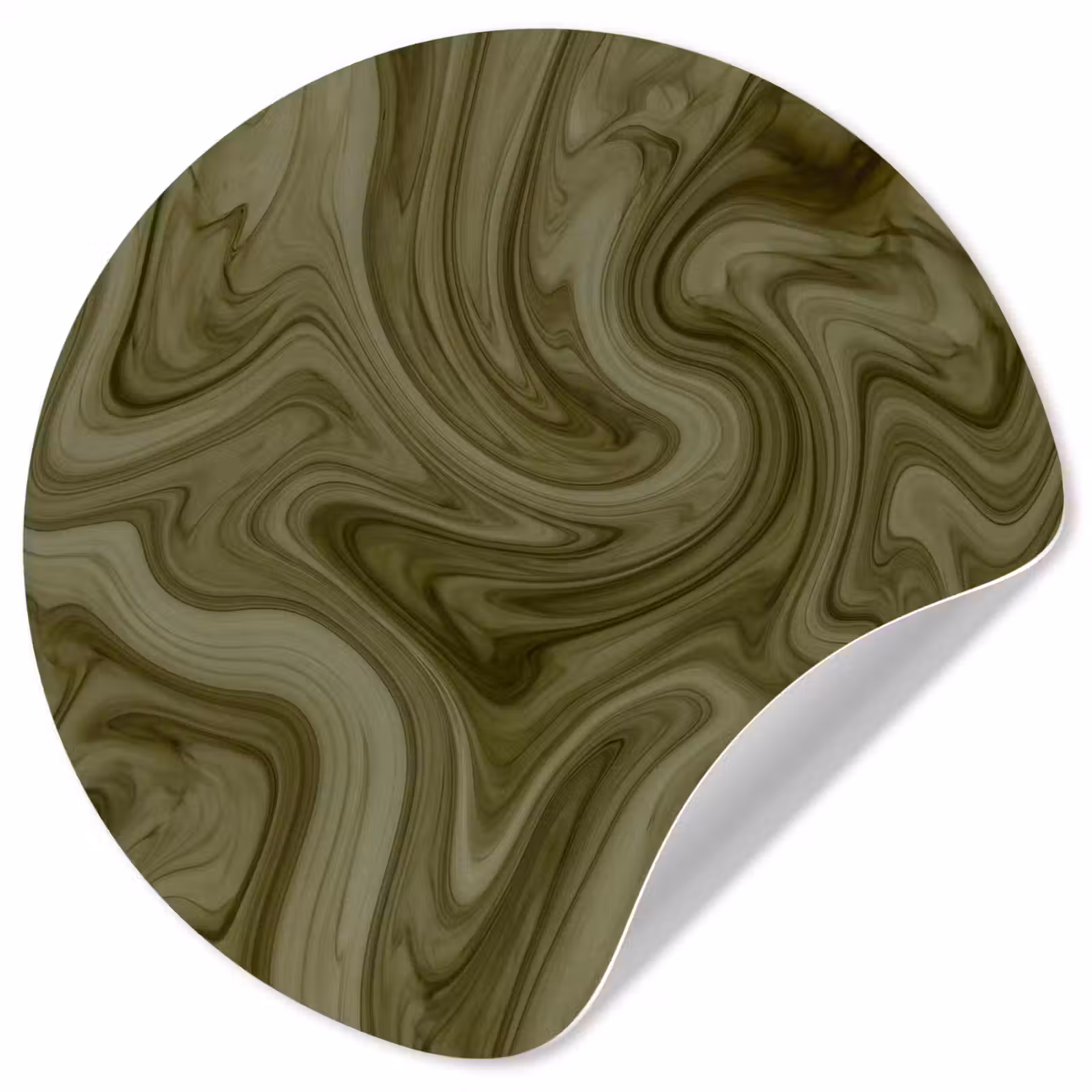 Behangcirkel - Abstract - Groen - Modern — 1