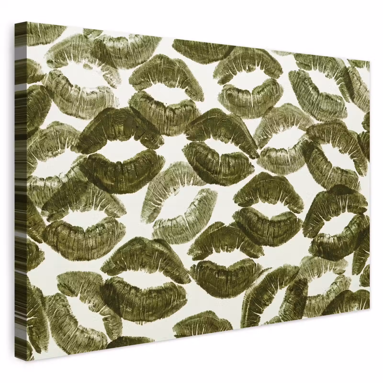 Buiten canvas - Kus - Patroon - Groen — 1