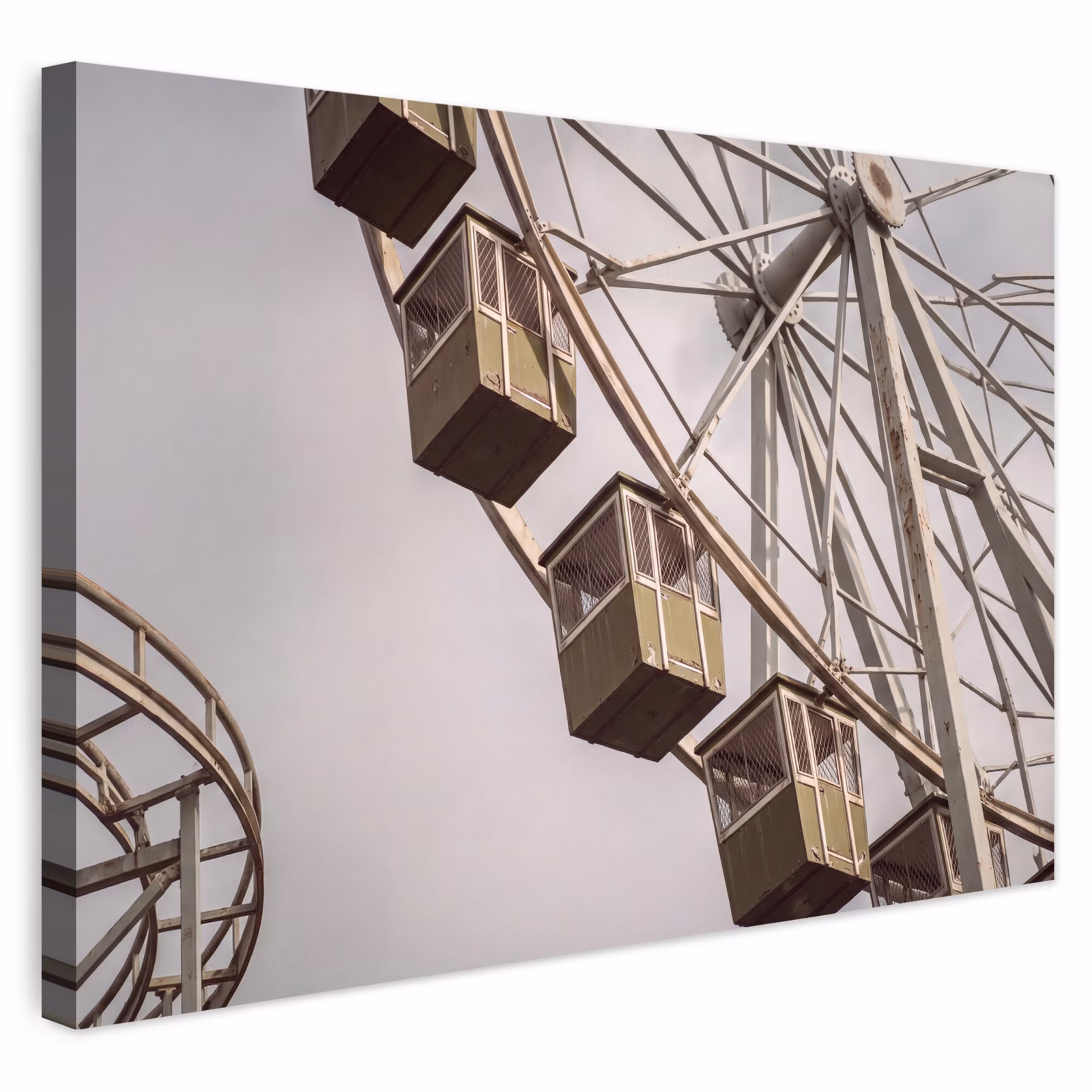 Buiten canvas - Reuzenrad - Attractie - Groen — 1