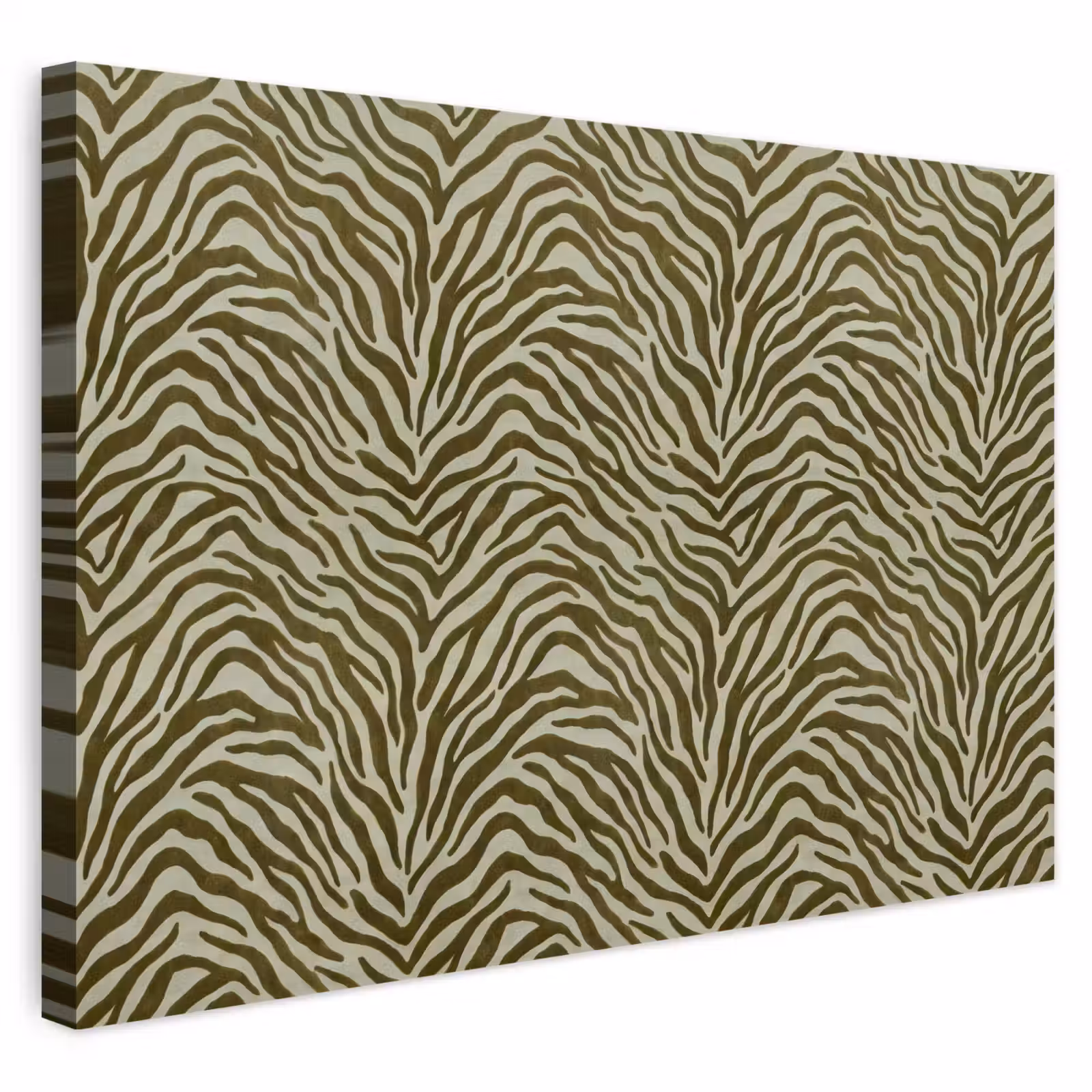 Buiten canvas - Zebramotief - Groen - Modern — 1