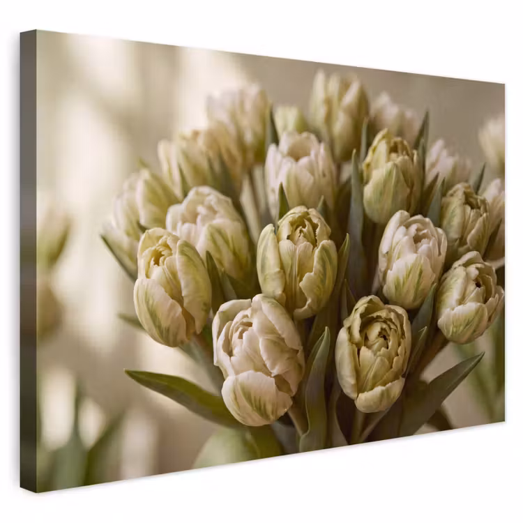 Buiten canvas - Bloemen - Groen - Natuur — 1