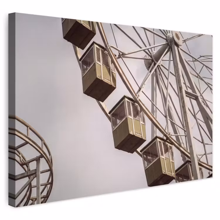 Buiten canvas - Reuzenrad - Attractie - Groen — 1