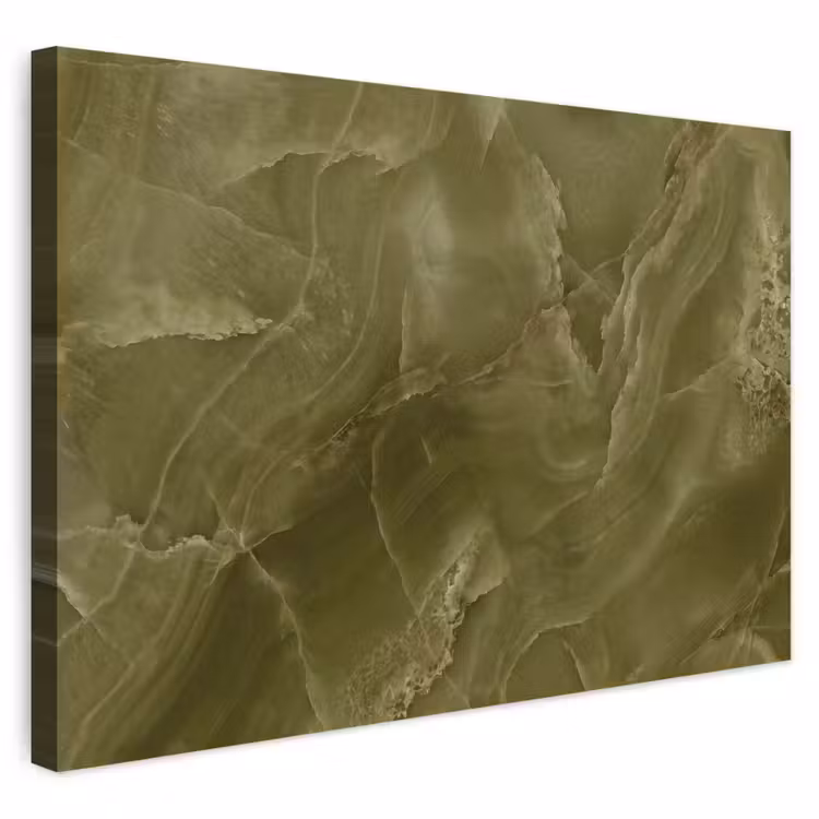 Buiten canvas - Marmer - Groen - Abstract — 1