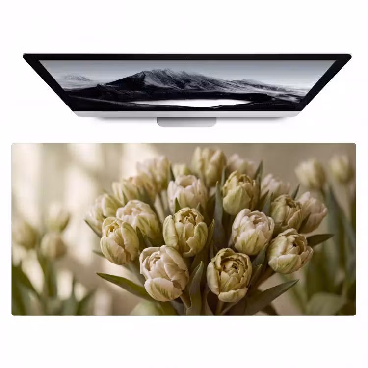 Bureau onderlegger - Bloemen - Groen - Natuur — 1
