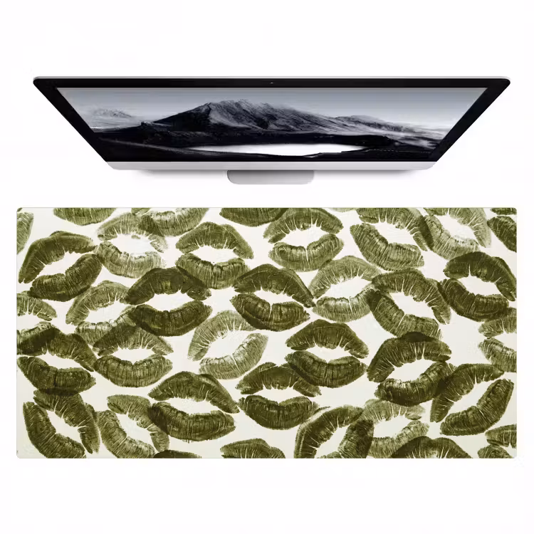 Bureau onderlegger - Kus - Patroon - Groen — 1