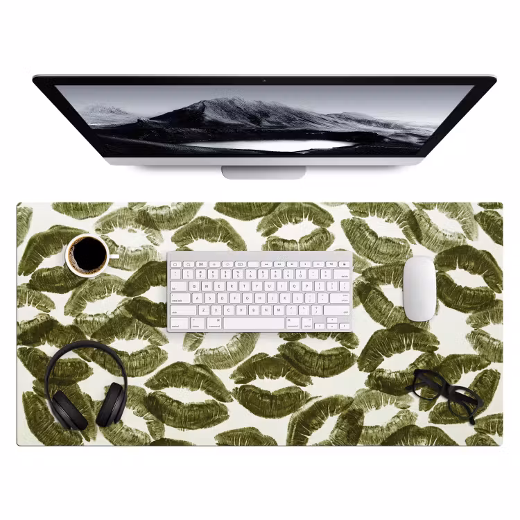 Bureau onderlegger - Kus - Patroon - Groen — 4