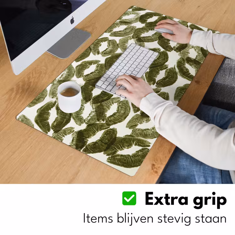 Bureau onderlegger - Kus - Patroon - Groen — 6
