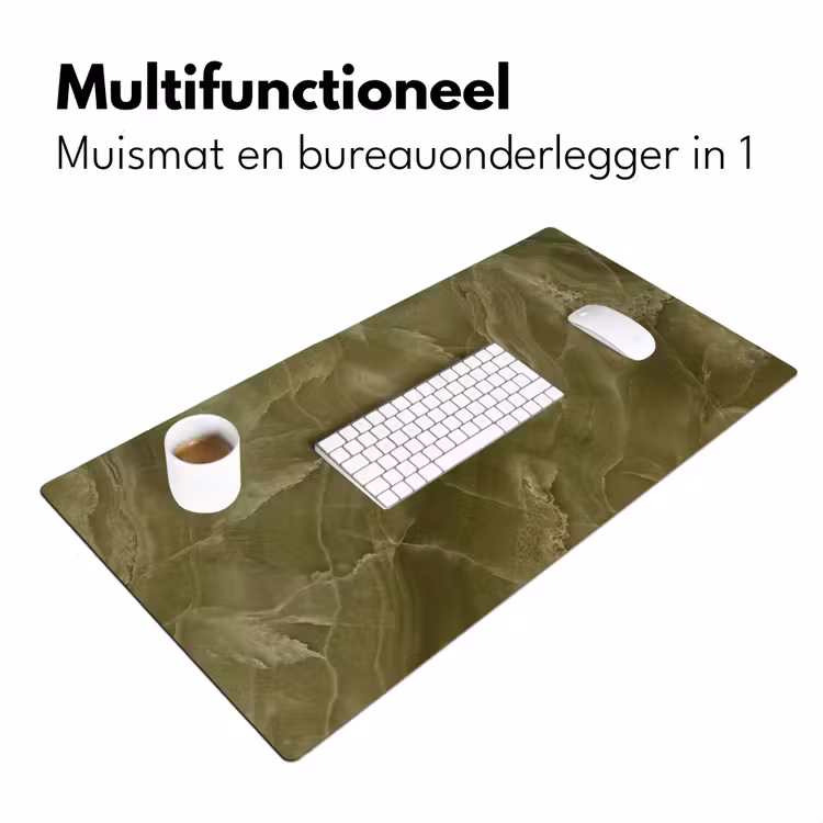 Bureau onderlegger - Marmer - Groen - Abstract — 7