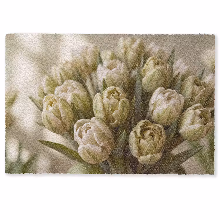 Deurmat - Bloemen - Groen - Natuur — 1
