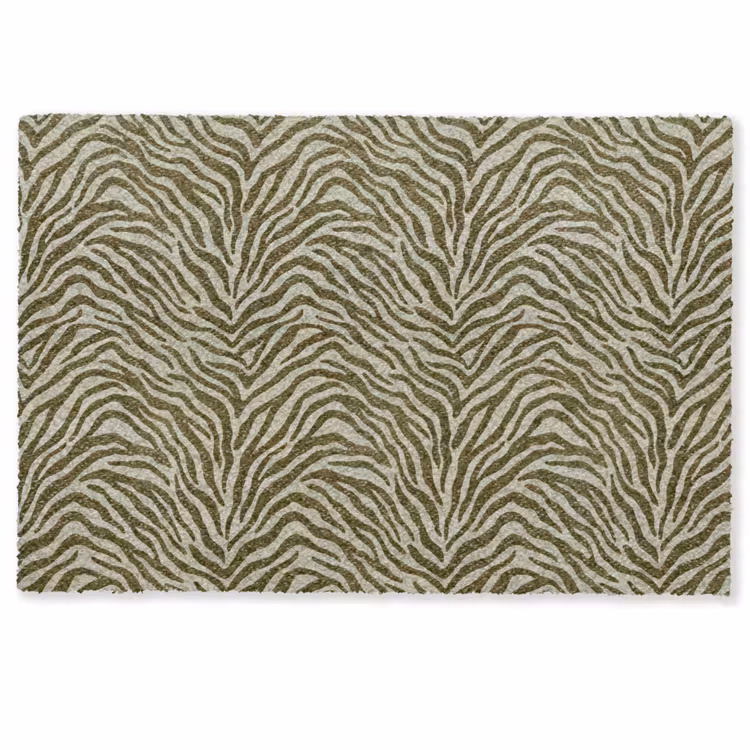 Deurmat - Zebramotief - Groen - Modern — 1