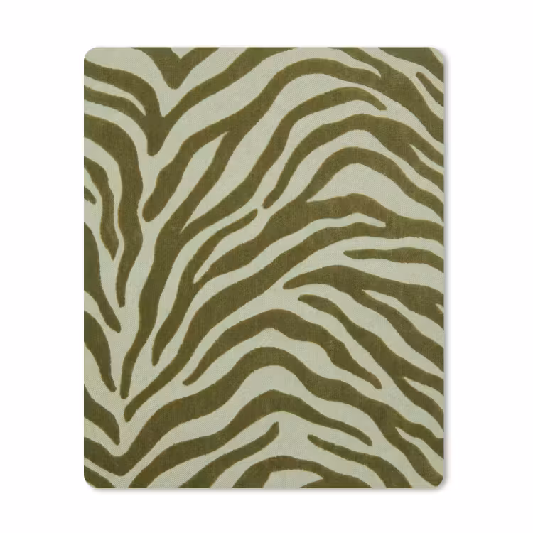 Muismat - Zebramotief - Groen - Modern — 1