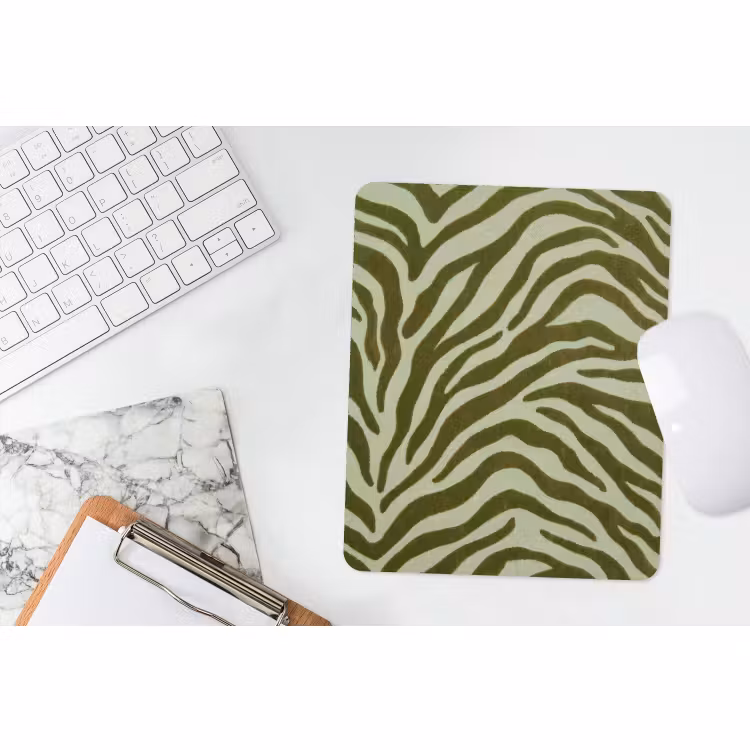 Muismat - Zebramotief - Groen - Modern — 4