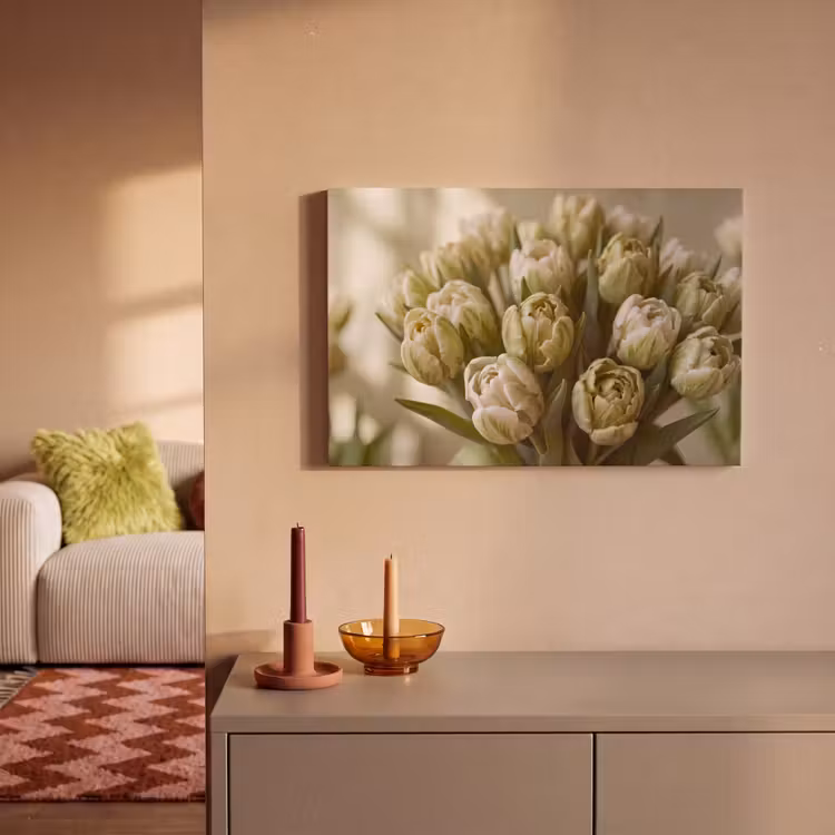 Canvas schilderij - Bloemen - Groen - Natuur — 1