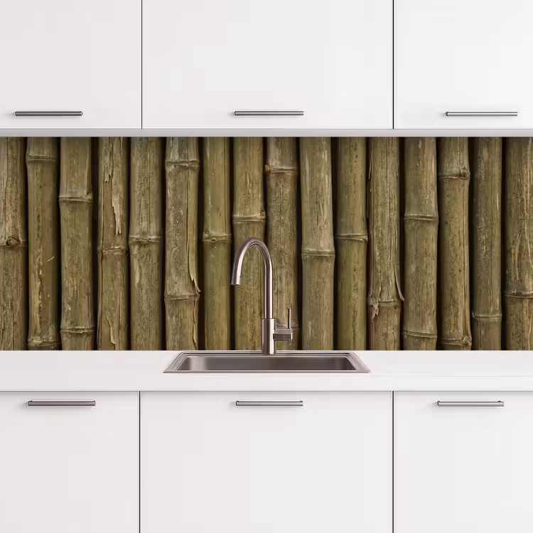 Keuken achterwand - Bamboe - Stengels - Natuur — 4