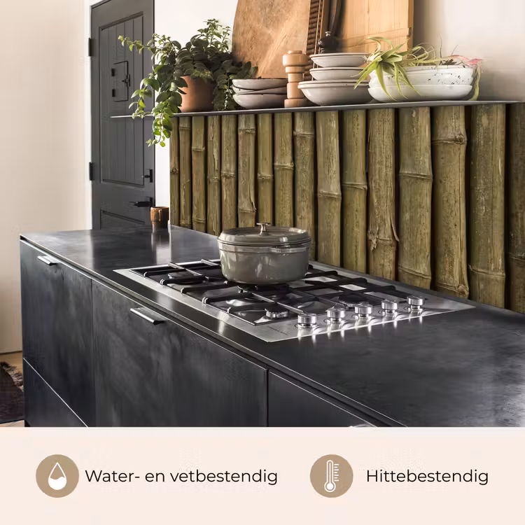 Keuken achterwand - Bamboe - Stengels - Natuur — 5