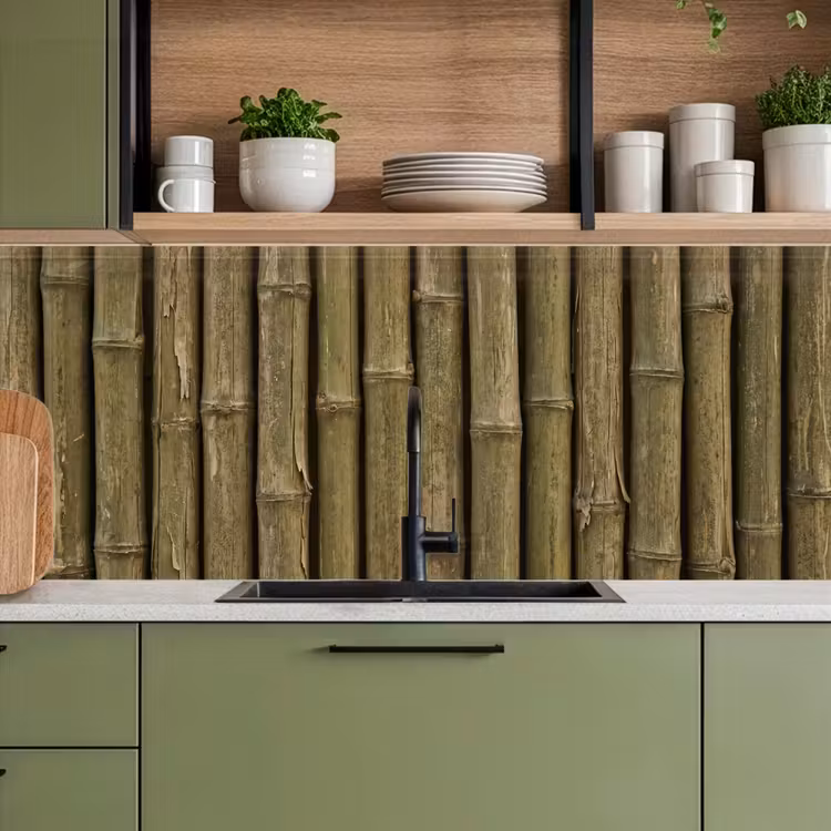 Keuken achterwand - Bamboe - Stengels - Natuur — 8