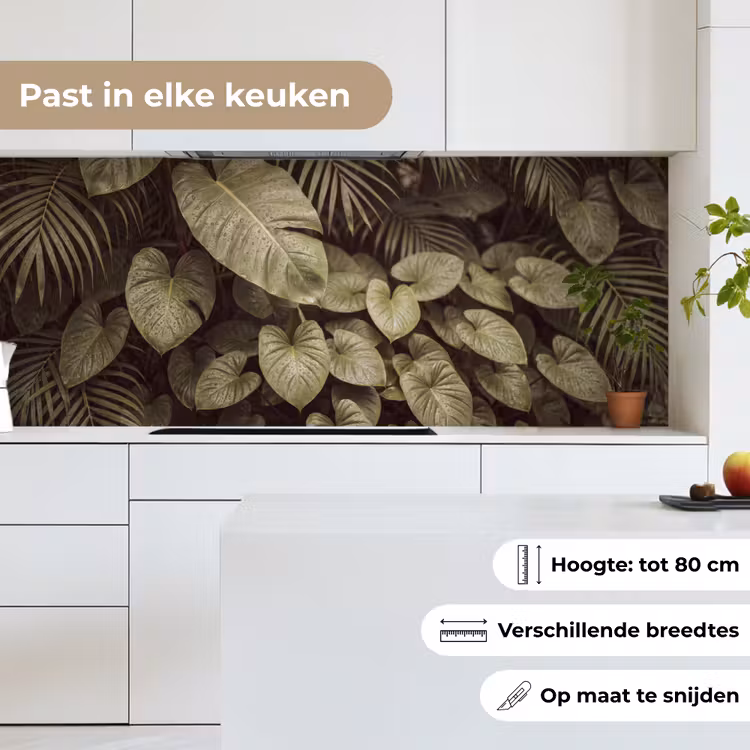Keuken achterwand - Groene bladeren - Natuur — 7