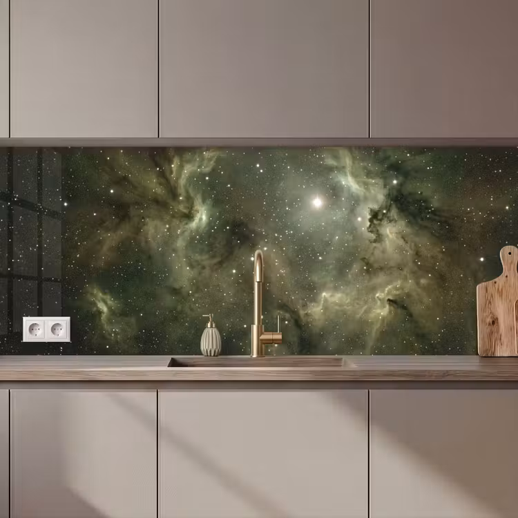 Keuken achterwand - Nevel - Sterren - Ruimte — 1