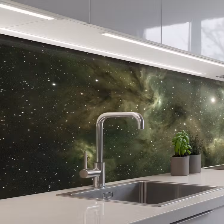 Keuken achterwand - Nevel - Sterren - Ruimte — 2
