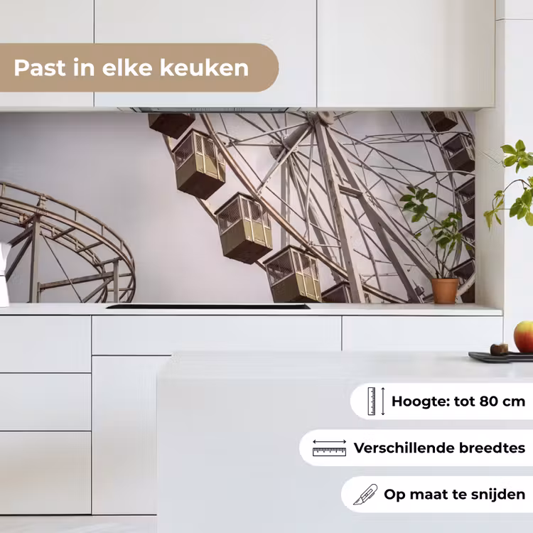Keuken achterwand - Reuzenrad - Attractie - Groen — 7