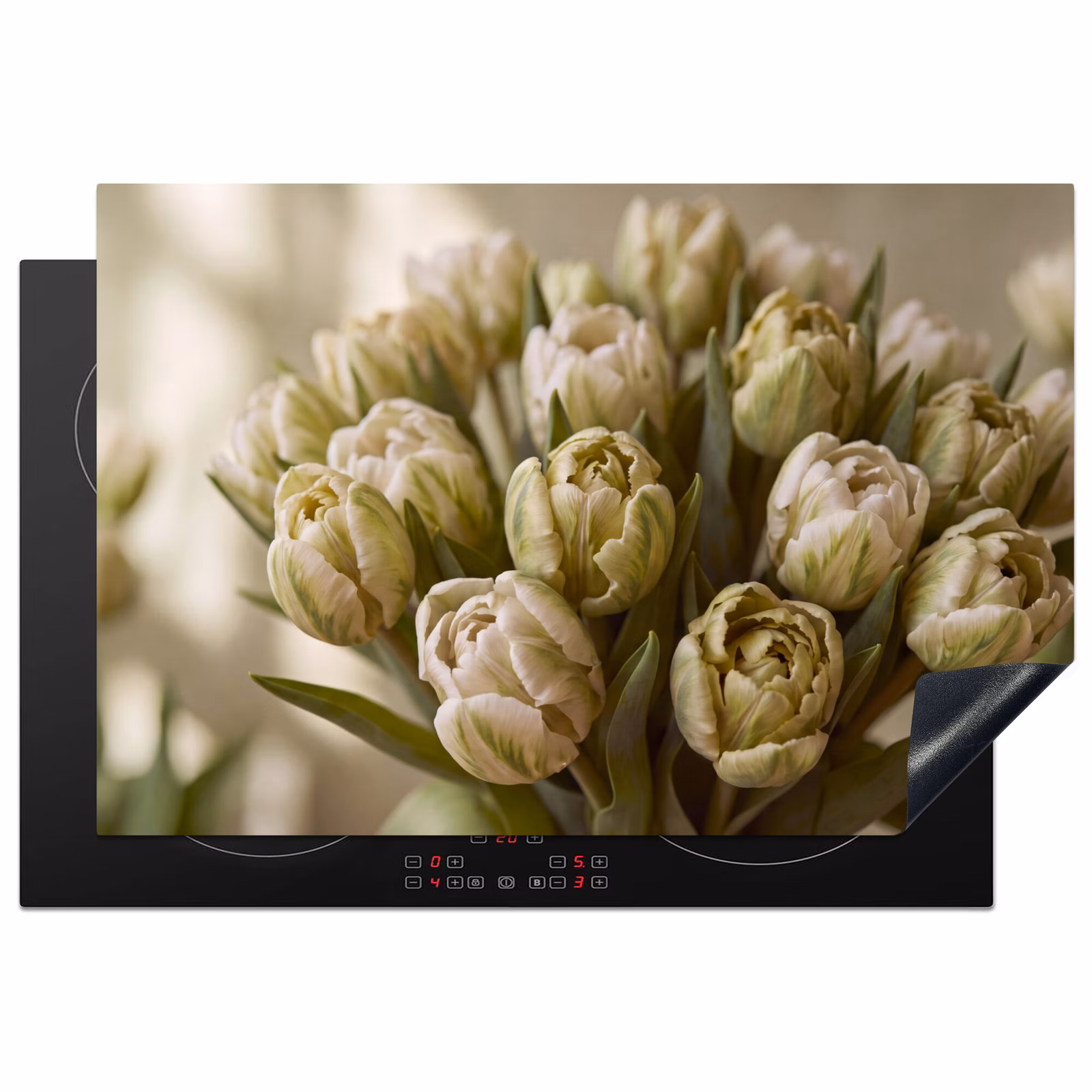 Inductiebeschermer - Bloemen - Groen - Natuur — 1