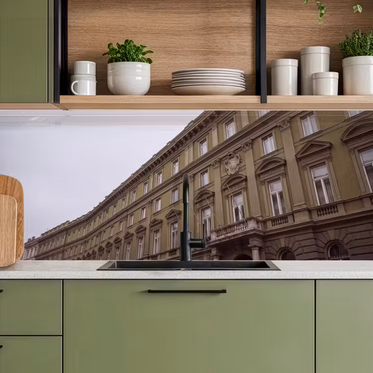 Keuken achterwand - Gebouw - Gevel - Klassiek — 8