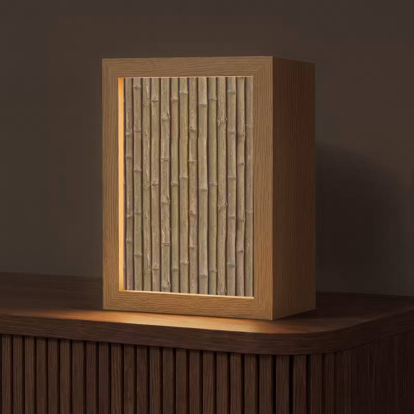 Gepersonaliseerd Lightbox - Bamboe - Stengels - Natuur — 1