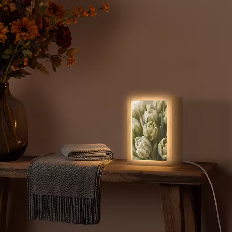 Gepersonaliseerd Lightbox - Bloemen - Groen - Natuur — 3