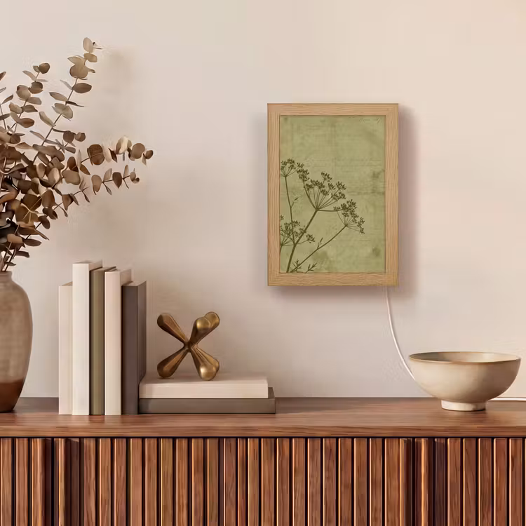 Gepersonaliseerd Lightbox - Bloemen - Schrift - Groen — 4