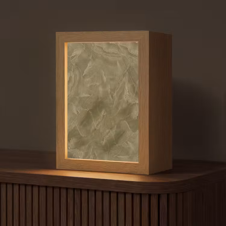 Gepersonaliseerd Lightbox - Marmer - Groen - Abstract — 1