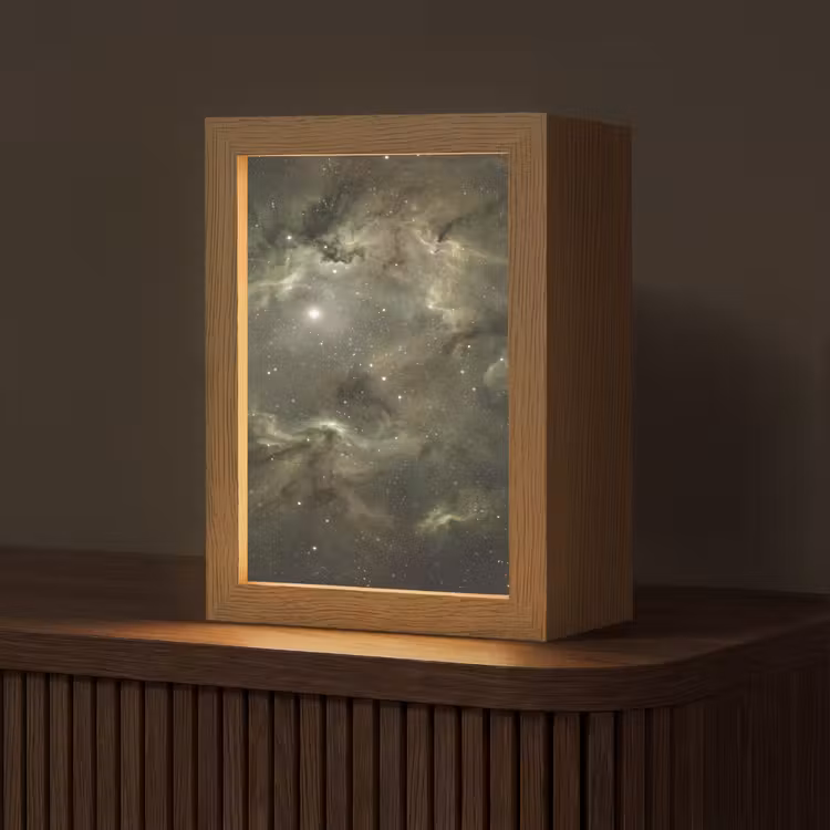 Gepersonaliseerd Lightbox - Nevel - Sterren - Ruimte — 1