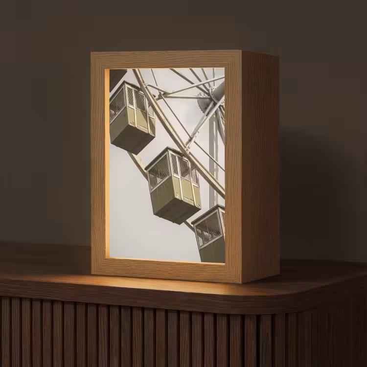 Gepersonaliseerd Lightbox - Reuzenrad - Attractie - Groen — 1