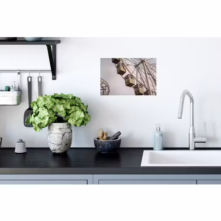 Muursticker - Reuzenrad - Attractie - Groen — 2
