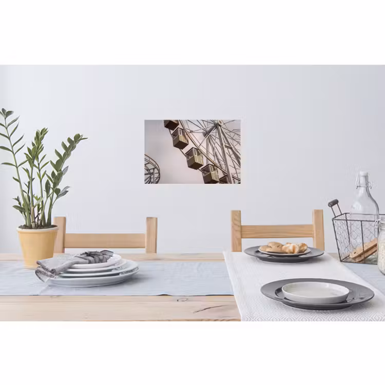 Muursticker - Reuzenrad - Attractie - Groen — 3